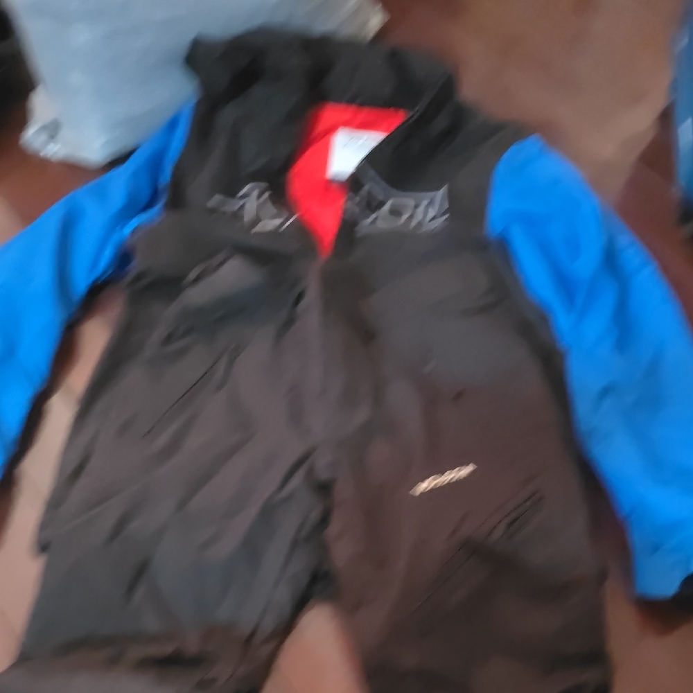 Volcom Kids Black and Blue Snow Jacket And Pants Size XL And L